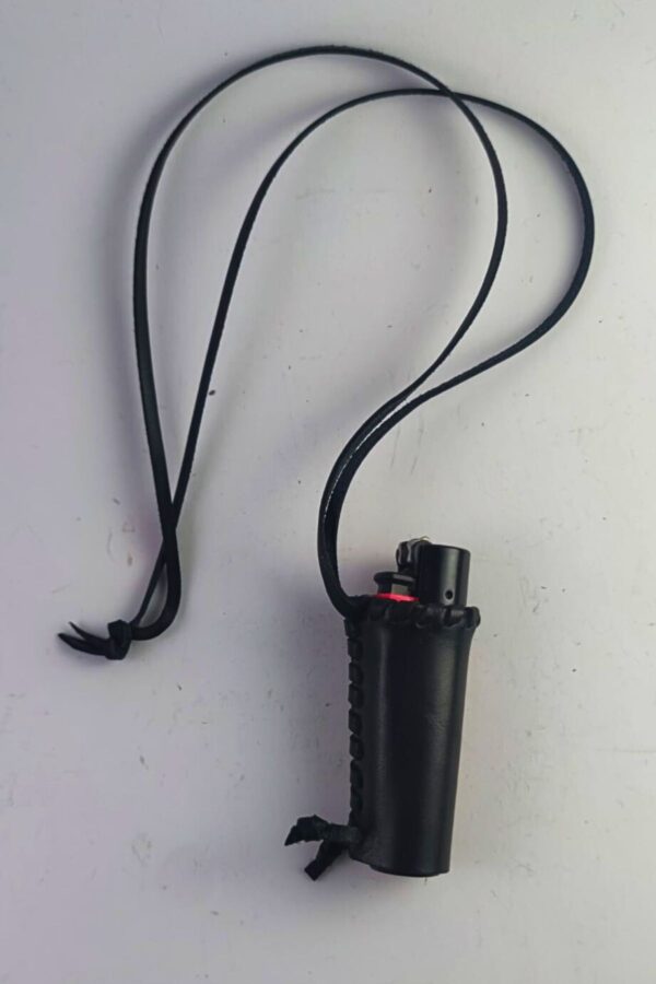 Porta Mecheros Funda con Tira de Cuero
