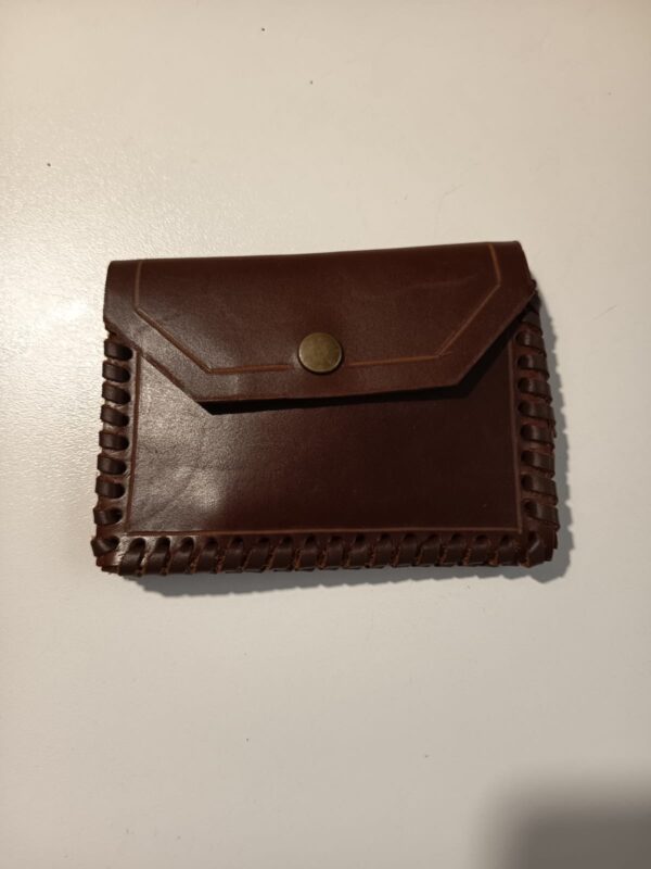 Cartera monedero marrón, Singapur. - Imagen 4