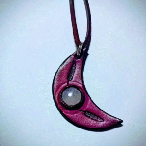 Abalorio collar de Luna Amatista