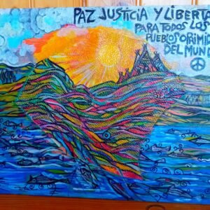 Pintura en madera y cuero, S☀️l de Libertad.